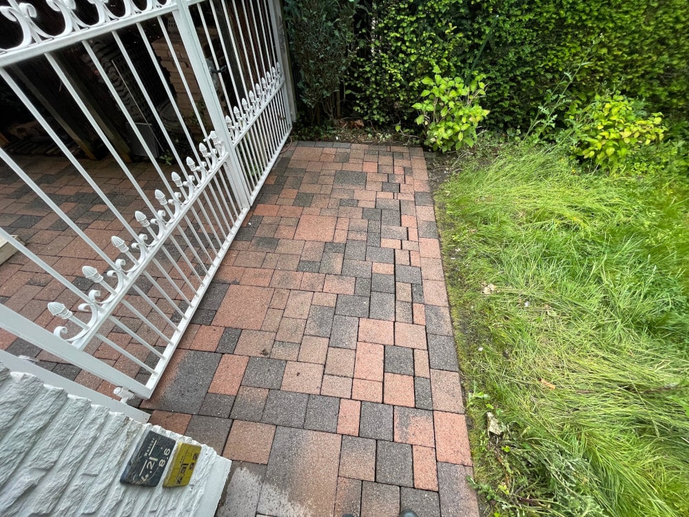 Einfahrt Reinigung Dortmund nachher